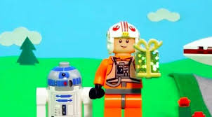 Lego Star Wars Father S Day Video Features Luke Skywalker Darth Vader Lego Star Wars Lightsaber Fight Luke Skywalker Darth Vader