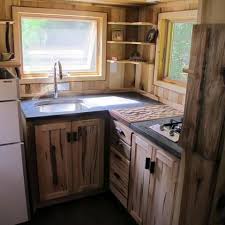 tiny house kitchen, tiny cabin kitchen