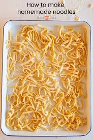How To Make Homemade Noodles Easy Method Recipe Recipe Homemade Noodles Homemade Homemade Recipes