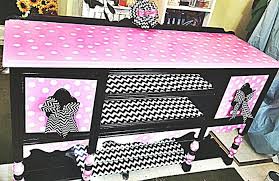 Diy Minnie Mouse Dresser Furniture Salvaged Decor Kids Dressers Dresser Furniture