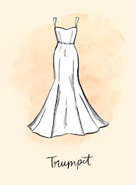 Everything You Ever Wanted To Know About Wedding Dress Silhouettes Wedding Dress Shapes Wedding Dress Drawings Wedding Dress Silhouette
