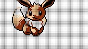 Dessin coloriage pokemon squelette dinosaure facile posted on march 18, 2021 january 21, 2021 by feth des millions de. Pixel Art Evoli 1 Skyrod Youtube
