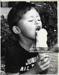 4 year old Michael Malcolm of Bondi making the most of an ice cream... News  Photo