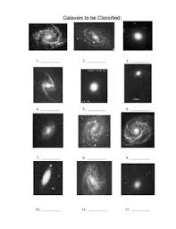 Galaxy Type Worksheet By Mr Johnsons Science Materials Tpt