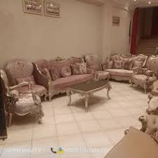 كنبه ثلاثى كنبه ثنائي عدد ٢ فوتيه عدد ٢ شفيز مع طرابيزه بالزجاج Furniture Home Decor Decor