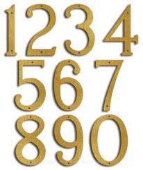 4 gold house numbers £47.50 please advise us which number you require and what shadow option drop shadow outline modern minimal style with transparent desk and translucent sheer draperies. Majestic 8 Inch Modern Gold House Numbers