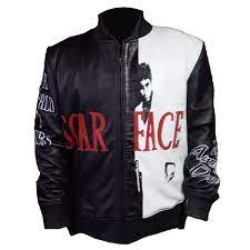 Tony Montana Scarface Leather Jacket Celebs Movie Jackets