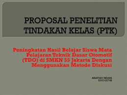 Inilah pembahasan lengkap terkait download contoh ppt seminar proposal skripsi yang menarik. Proposal Penelitian Tindakan Kelas Ptk Ppt Download