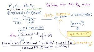 Jump to question problem 84 easy difficulty calcium hydroxide reacts with hydrochloric acid by the following equation: Lab Vii Ksp Solubility Product Calcium Hydroxide Ca Oh 2 Nmiller17chem