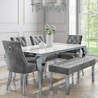 Alba large chrome black glass dining table with amalia chairs. Leonardo Black White Chrome Glass Dining Table Set And 4 Dining Chairs Ebay