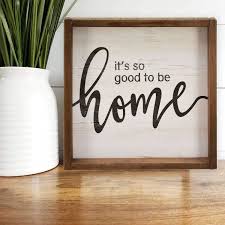 You'll love our affordable home accents & decoration. Gracie Oaks It S So Good To Be Home Wood Sign Wall Decor Reviews