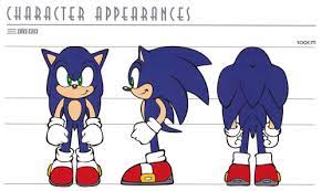 Sonic The Hedgeblog Artwork Of Sonic S Model Sheet Design From Cartoon Character Design Character Model Sheet Character Design Animation
