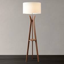 I4dzine Trafalgar Tripod Floor Lamp Walnut Beautiful Floor Lamps Tripod Floor Lamps Indoor Floor Lamps