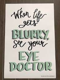 Blurry Vision Poster Educational Optometry Optometry Etsy In 2021 Optometry Office Optometry Blurry Vision