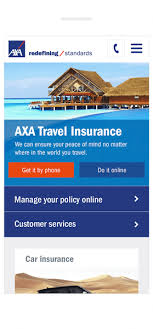Everything from lost baggage, missed flights and for those travelling abroad, bharti axa travel insurance has tailored three different kinds of insurance; Axa Insurance Services