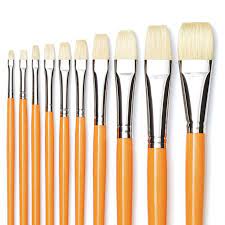 Le pinceau eterna est un pinceau fait en soie de porc de chine assemblé à la main et qui est adapté aux travaux à l'huile, à l'acrylique et à la gouache. Brosse Isabey Soies De Porc Plate Serie 6087 Couleurs Leroux