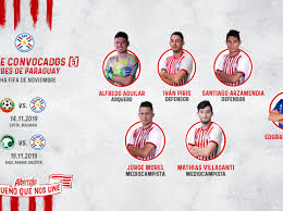 Oct 13, 2020 selección paraguay. Cinco Convocados Del Plano Local Para Fecha Fifa De Noviembre Apf