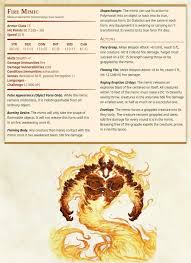 Fire maidens of outer space: Day 18 Fire Mimic Dnd Dragons Dungeons And Dragons Homebrew Dnd Monsters