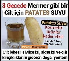 patates suyunun cilde ve yuze faydalari faydalari nelerdir 2020 dogal saglik cilt bakimi bitkisel tarifler