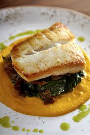 Oven Roasted Halibut With Onion Confit Sauteed Spinach Sweet Carrot Puree At Cedar Stone At Jw Marriott Mi Gourmet Cooking Food Minneapolis Mall Of America