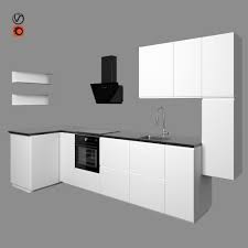 Price includes kitchen cabinets, drawers, doors, worktop, sink and tap. Modern Kitchen Voxtorp From Ikea 3d Model Cgtrader