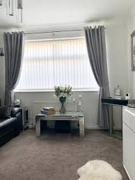Living room vertical blinds and curtains together pictures. Choosing The Right Window Coverings For Your Home Lowton And Golborne News