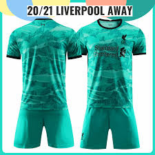 Sport Wear Kit 20 21 Seasons Liverpool Away Football Jersey Shirt And Shorts Kit S Xxl Shopee Malaysia