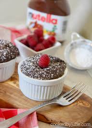 Mini Nutella Chocolate Cake For Two Cooked By Julie Recipe Nutella Chocolate Cake Chocolate Nutella Desserts