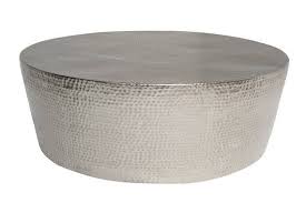 Hammered Metal Drum Coffee Table Drum Coffee Table Metal Drum Light Decorations