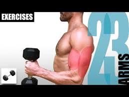 23 arm exercises you can do with only