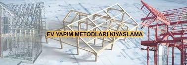 Yapıların daha sağlam olması, depremlere ve afetlere karşı daha dayanıklı olması için çelik konstrüksiyon tercih edilmektedir. Ev Yapim Metodlari Kiyaslama