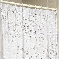 Vinyl Lace Shower Curtain Shabby Chic Shower Curtain Shabby Chic Bathroom Shabby Chic Kitchen