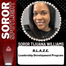 Congratulations to Soror Tijuana Williams for being selected into the  2022-2023 inaugural B.L.A.Z.E. Leadership Development Program! #WPBDST  #LeadLikeThis #SuccessionPlanning