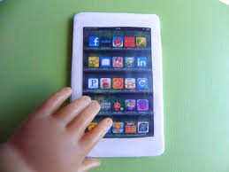 Ipad Or Tablet American Girl Doll Crafts American Girl Doll Diy American Girl Accessories