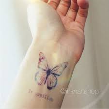 This Set Includes Colored Galaxy Butterfly Tattoo X 1pcs Size Approx 3 X 3 5 Cm Why Not Buy In Bulk T Neck Tattoo Butterfly Wrist Tattoo Butterfly Tattoo