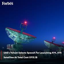 Forbes Middle East on X: "#UAE's #Yahsat has selected #SpaceX to launch its  advanced new geostationary satellites, #Al Yah 4 and Al Yah 5, in 2027 and  2028 at a total cost