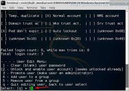 Limit local account use of blank passwords to console logon only security policy setting. How To Reset Windows 10 Local Password With Kali Linux Live Usb