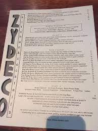 Zydeco Kitchen And Cocktails In Bend Oregon Champagne Vinaigrette Menu Restaurant How To Memorize Things