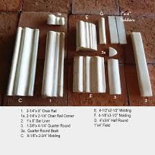 Chair rail molding selection includes classic chair rail profiles and traditional chair rails. Trim 1 2 1 4 X 8 Chair Rail
