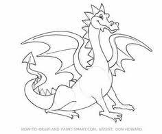 She's made these printable colouring pages for children of all ages, with simpler drawings for the youngest. How To Draw A Dragon Easy Dragon Drawings Dragon Drawing Dragon Sketch