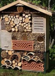 Insecten Hotel Insektenhotel Outdoor Pflanzen Holz Im Garten