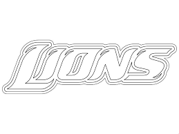 Detroit lions logo coloring pages. Detroit Lions Logo Coloring Page Coloring Home