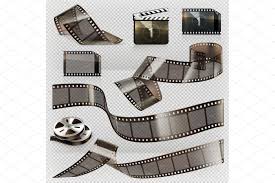 Old Film Strip 3d Vector Icon Set Film Strip Icon Set Vector Icon Set