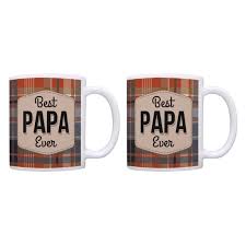 For this father's day, we've got coffee mugs for every type of dad. Fathers Day Mug For Papa Best Papa Ever Coffee Mug Set 2 Pack Mug Coffee Mugs Tea Cups Red Plaid Walmart Com Walmart Com