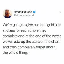 Simon Holland Were Going To Give Our Kids Gold Star