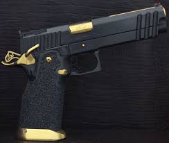 Custom Black And Gold 1911 Pin On Guns Gear