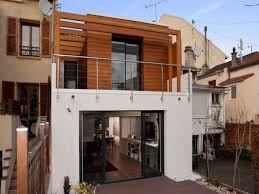 Extension Boisee Et Aeree Pour Une Maison Mitoyenne Maison Mitoyenne Renovation Maison Extension Maison Bois