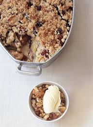 Apple And Quince Crisp With Rum Raisins Recipe Epicurious Com Quince Recipes Raisin Recipes Thanksgiving Food Desserts
