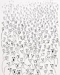 Black And White Crowd Wallpaper Pin On Artsy Fartsy