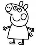 Peppa pig coloring online free page printable picture worksheets moshi monsters house bob the builder zoboomafoo. Peppa Pig Coloring Pages For Kids Free Printable And Online